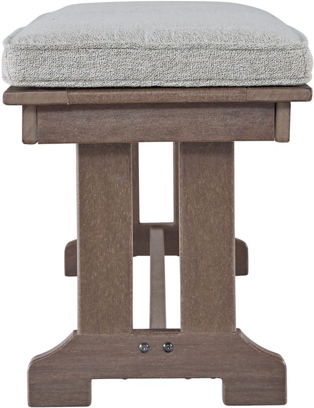 Signature Design by Ashley® Emmeline Brown Outdoor Dining Bench with Cushion-1