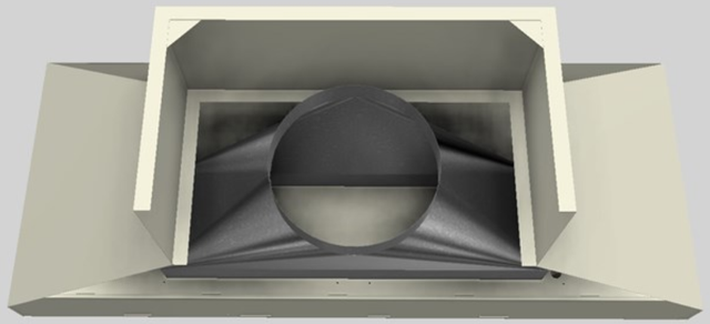 Vent-A-Hood® 60" Biscuit Euro-Style Wall Mounted Range Hood-1