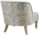 Olliix by Martha Stewart Maribelle Beige/Blue Accent Chair-3