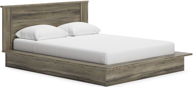 Signature Design by Ashley® Shallifer 5-Piece Brown Full Panel Bed Set-1