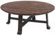 Tommy Bahama® Outdoor Kilimanjaro Tobacco Round Cocktail Table with Teak Top-0