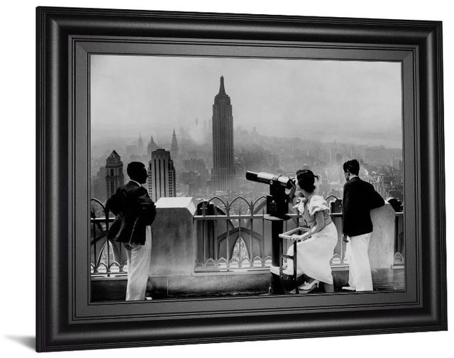 Classy Art Manhattan, View from Radio City Music Hall, 1935 by the Chelsea Collection Wall Art-1