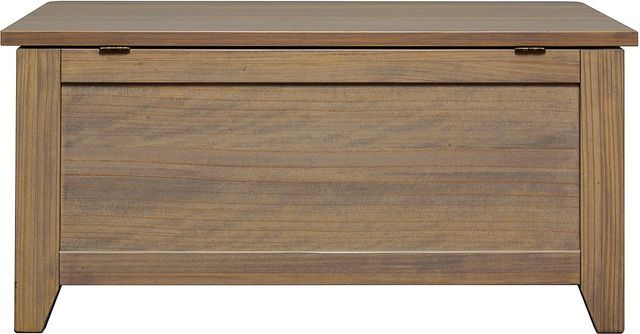 Mako Wood Furniture Youth Collection Pine 38" Blanket Box-3