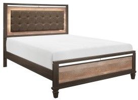 Mazin Furniture Dandridge Brown Easter King Bed-1