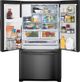 Frigidaire Gallery® 21.7 Cu. Ft. Black Stainless Steel Counter Depth French Door Refrigerator-1