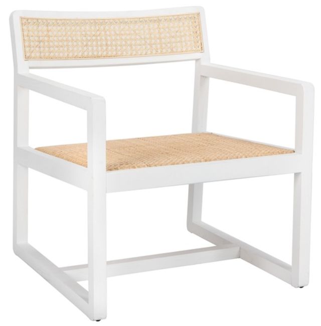Safavieh Lula Natural/White Accent Chair-0