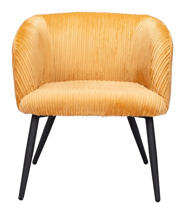 Zuo® Modern Papillion Yellow Accent Chair-0