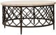 Steve Silver Co. Roland Yellow Cocktail Table with Bronze Base-0