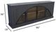 Nest Home Collections Evanston Smooth Black Long Cabinet-3
