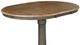 John Thomas Furniture® Dining Essentials Hickory Extension Table Top with Coal Transitional Pedestal Base-1