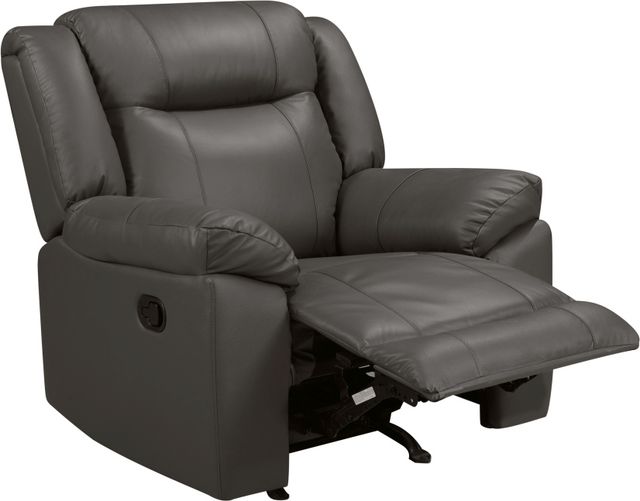 New Classic® Home Furnishings Taggart Gray Rocker Recliner-2