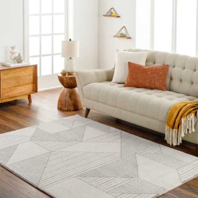 Surya Gavic Beige/Black 4'x6' Area Rug-2