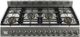 Verona® Ultima 48" Stainless Steel Double Oven Freestanding Gas Range with 6 Brass Burners-1
