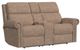Flexsteel® Customizable Bernard Fabric Power Reclining Loveseat with Console, Headrest and Lumbar-0