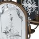 A & B Home Clear/Vintage Brass Glamour Chandelier-2