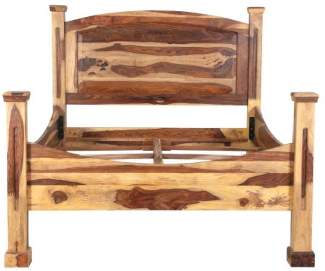 Porter International Designs Tahoe Natural Queen Panel Bed-1