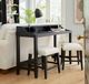 aspenhome® Camden 3-Piece Beige/Domino Console Bar Set-1