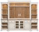 Liberty Furniture Morgan Creek Antique White/Wirebrushed Tobacco Entertainment Center with Piers-2