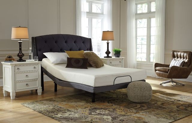 Sierra Sleep® by Ashley® Chime 2-Piece 8" Memory Foam and Good Adjustable Base King Mattress Set-3