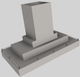 Vent-A-Hood® 48" Stainless Steel Contemporary Island Range Hood-4