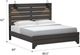 Emerald Home Thompson Stone Brown King Panel Bed-2