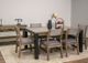 International Furniture Direct Loft Brown Multi Gray Dining Table-1