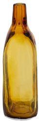 A & B Home Diana Warm Amber Handcrafted Glass Vase-2