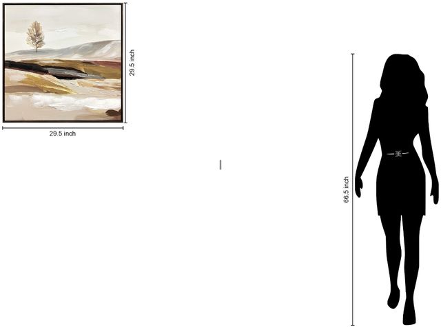 Classy Living Contemplative Solitary Serenity I Wall Art-2