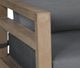 CabanaCoast® Customizable Landing Fabric/Wooden Outdoor Sofa-5