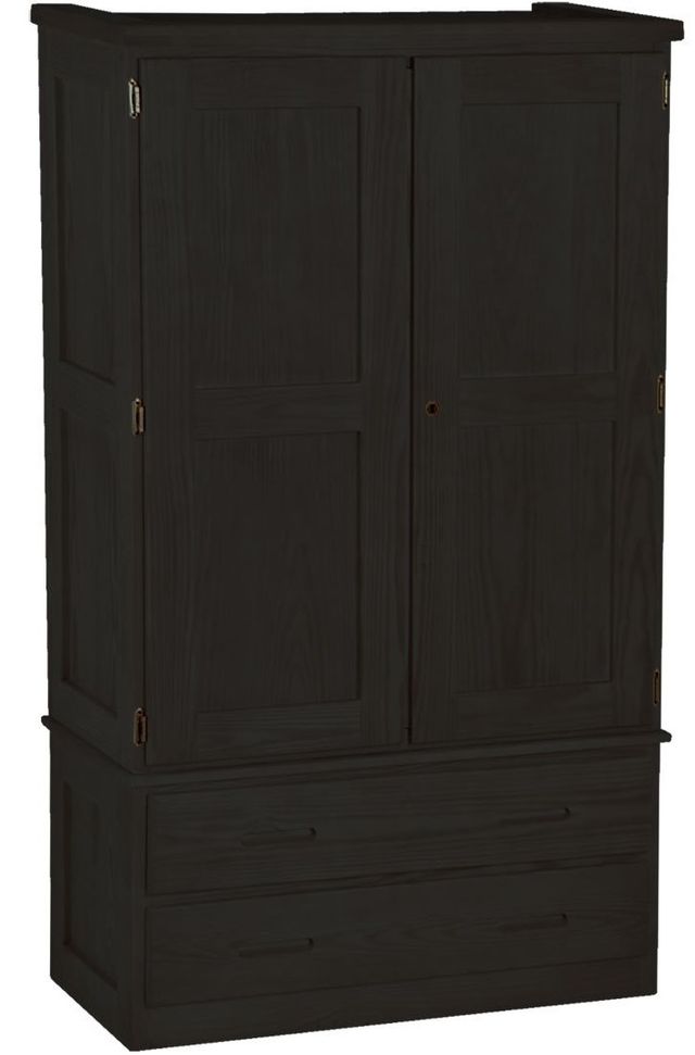 Crate Designs™ Furniture Espresso Shelf Armoire-2