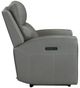 Liberty Furniture Camden Aline Light Gray Leather Power Recliner-5