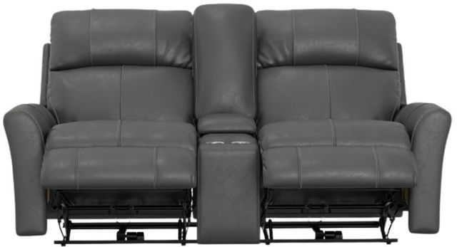 Catnapper® Fredda Anthracite Power Reclining Console Loveseat-4