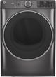 GE® 7.8 Cu. Ft. Diamond Gray Smart Front Load Gas Dryer-0