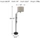 Signature Design by Ashley® Anemoon Black Floor Lamp-1