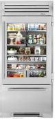 True® 36" 22.6 Cu. Ft. Stainless Steel Built-In Bottom Freezer Refrigerator-0