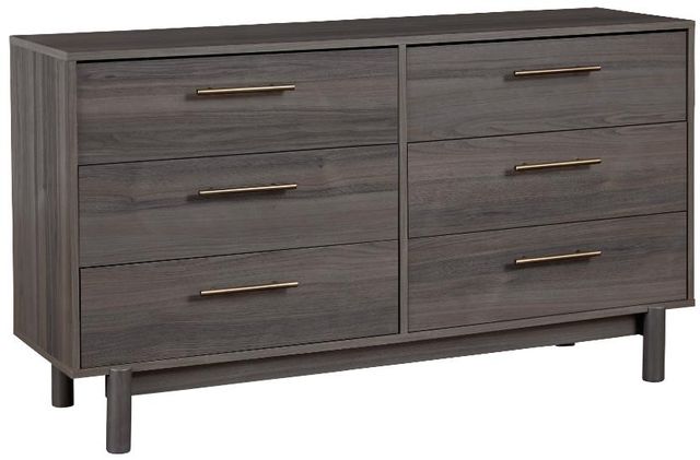 Signature Design by Ashley® Brymont 3-Piece Dark Gray Full Panel Headboard Youth Bed Set-2