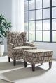 Best® Home Furnishings Customizable F45 Ottoman with Dark Walnut Legs-1