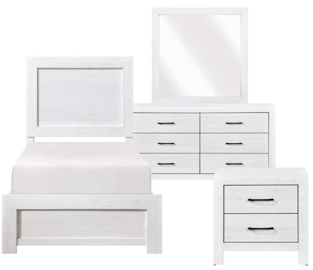 Homelegance® Corbin 4-Piece White Twin Bedroom Set-0