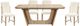 Mazin Furniture Wilshire 5-Piece Natural Oak Dining Set-0