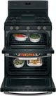 GE Profile™ 30" Black Slate Free Standing Gas Double Oven Convection Range-2