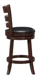 Mazin Furniture Edmond Cherry Swivel Counter Height Chair-1