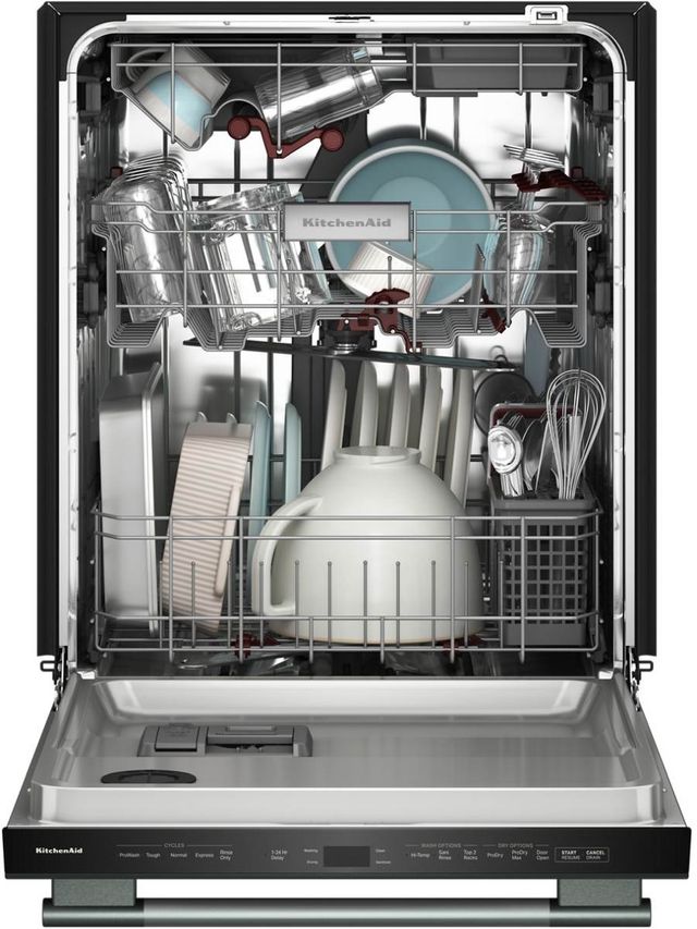 KitchenAid® 24" Juniper 360° Max Jets™ Third Rack Top Control Built-In Dishwasher with ProDry™ System-3