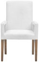 Magnussen Home® Lindon Sauve Blanco Upholstered Dining Arm Chair-1