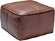 Stylus® Furniture Brock Saddlebag Lodge Cube Ottoman-0