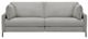 Armen Living Juliett Gray Pebble Power Reclining Sofa-0