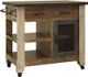 International Furniture Direct Antique Multi-Colored Kitchen Island-0