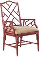 Tommy Bahama® Furniture Island Estate Ceylon Macadamia/Sangria Arm Chair-0