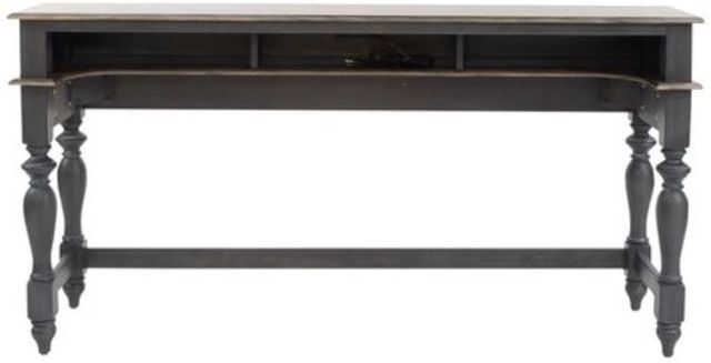 Liberty Furniture Ocean Isle 4-Piece Slate/Weathered Pine Console Set-1