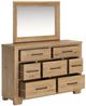 Signature Design by Ashley® Galliden Light Brown Dresser and Mirror-4