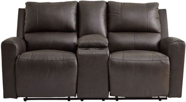 Signature Design by Ashley® Boxmere Storm Power Reclining Loveseat-1